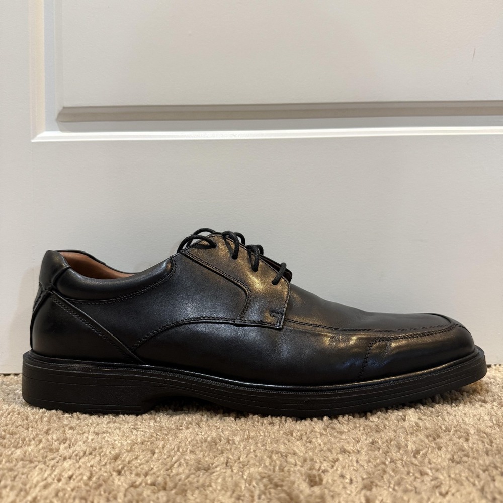 Johnston & Murphy XC4 Shoes Mens Size 13 Black Leather Waterproof Dual Width